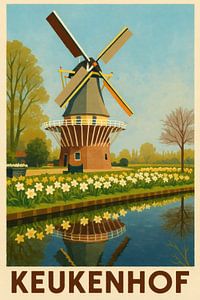 Keukenhof - splendeur des fleurs et romantisme des moulins à vent