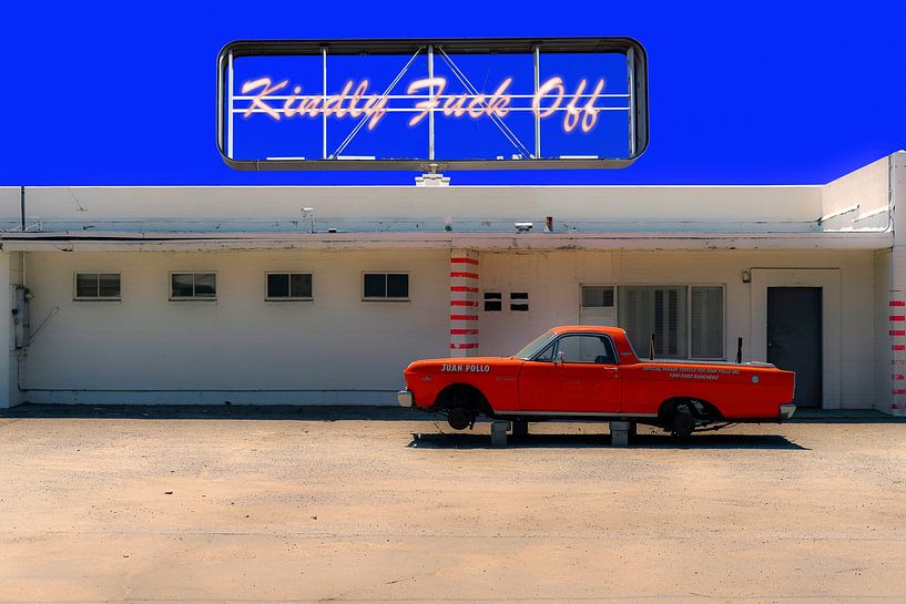 Verlassenes Motel in San Bernardino. von Humphry Jacobs
