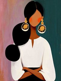 Portrait, hip illustration by Studio Allee