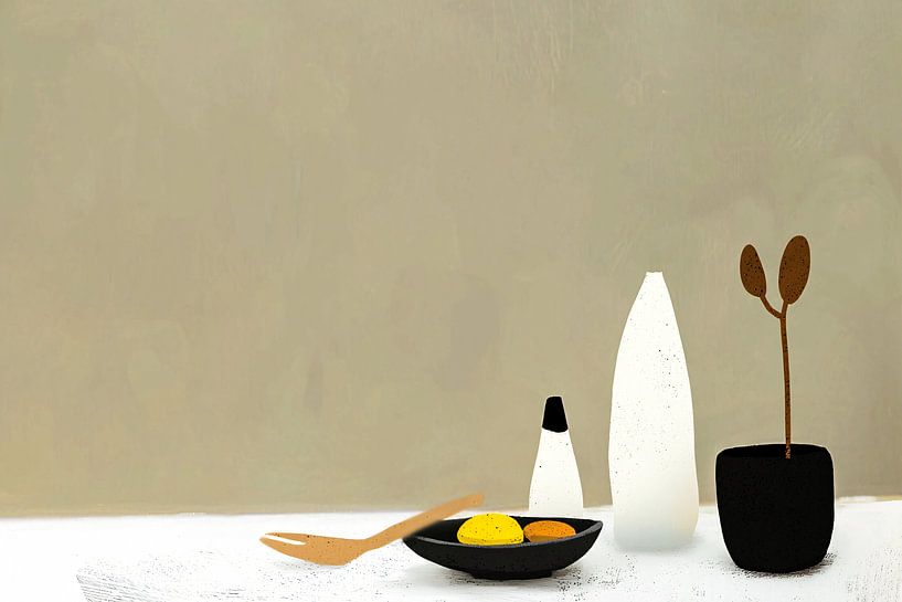 Nature morte minimaliste avec objets par Imperial Art House