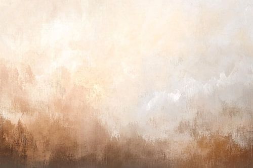 Rustgevend abstract landschap