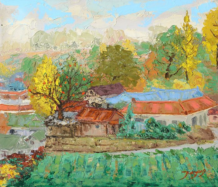 Dörfer im Herbst von Jukyong Park