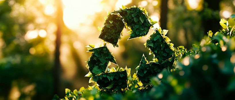 Symbole de durabilité dans la nature par Poster Art Shop