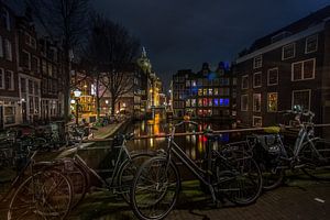 Amsterdam in de nacht von Ion Chih