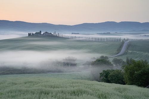 Toskana, Sonnenaufgang, Val d' Orcia