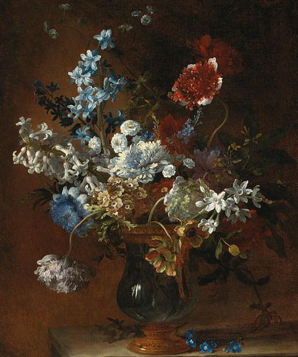 Stilleven met bloemen in een vaas, Jean-Baptiste Monnoyer