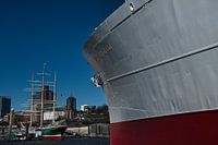 De Cap San Diego met de Rickmer Rickmers