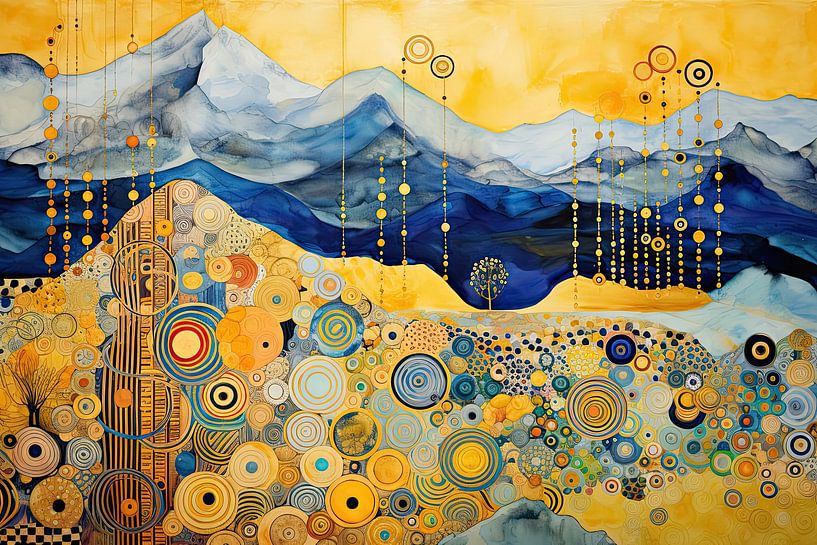 Abstract mountain landscape by Imagine