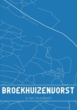 Blueprint | Map | Broekhuizenvorst (Limburg) by Rezona