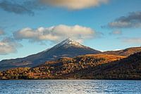 De berg Schiehallion, Loch Rannoch, Perthshire, Schotland, Verenigd Koninkrijk