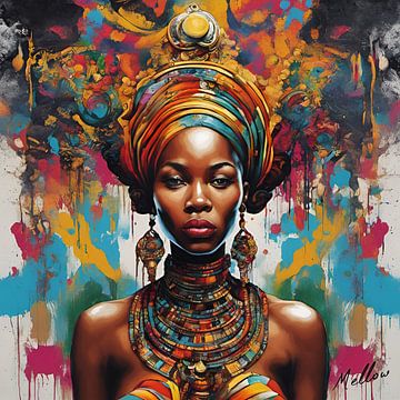 Oba, the African Domestic Goddess by Mellow Art