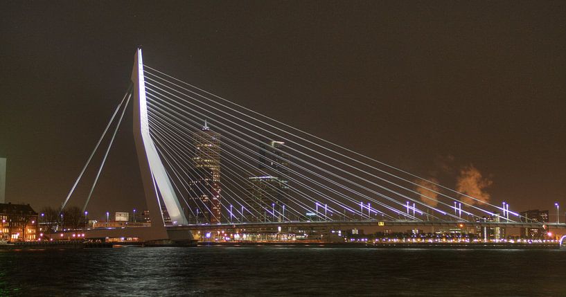 Erasmus Brug Rotterdam by jaap vegter