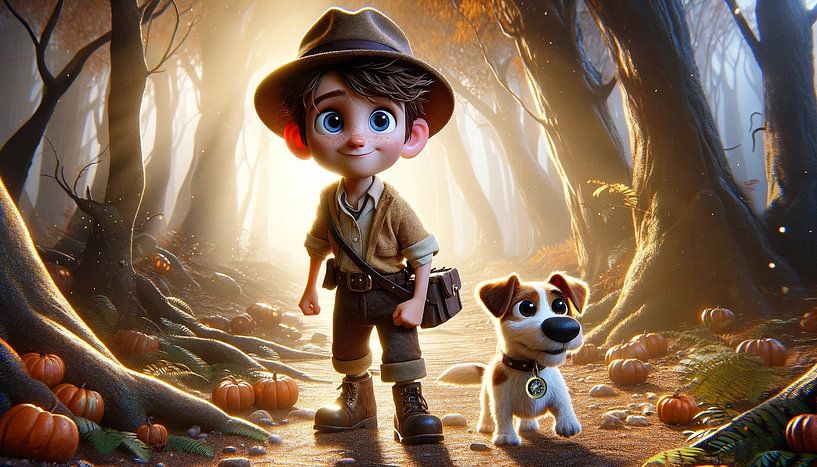 Autumn forest adventure by artefacti