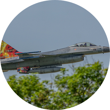 Friese Draak op General Dynamics F-16 (J-871). van Jaap van den Berg