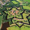 Photo aérienne de la forteresse de Bourtange sur Frans Lemmens