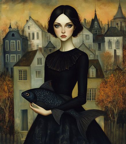 La dame, le poisson et le village