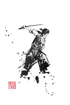 cutting samurai sur Péchane Sumie