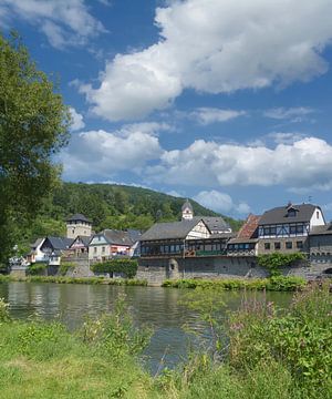Dausenau aan de Lahn van Peter Eckert
