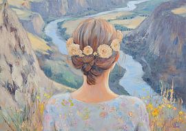 Woman by Flower Studio