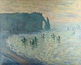 Étretat, Claude Monet van Meesterlijcke Meesters thumbnail