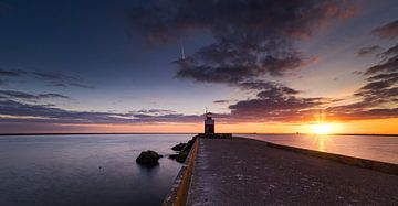 Sunset on the North Pier in March 2025 9 by peterheinspictures