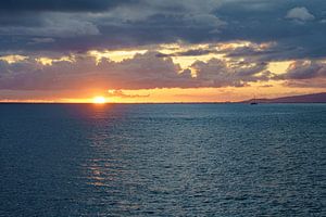 Sonnenuntergang in Waikiki.