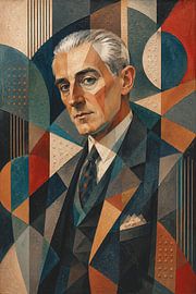 Tableau représentant le compositeur Maurice Ravel. sur Johannes