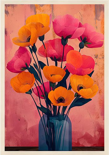 Boeket, Bloemen, Vaas