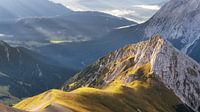Panorama from the mountain Predigstein to the sunrise by Daniel Pahmeier thumbnail