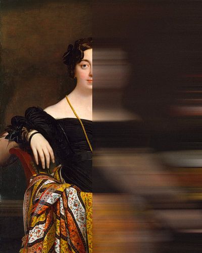 Porträt von Jacques-Louis Leblanc, Original (1823) von Jean Auguste Dominique Ingres