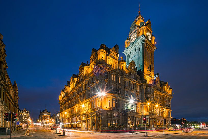 Das Balmoral Hotel in Edinburgh, Schottland. von Henk Meijer Photography