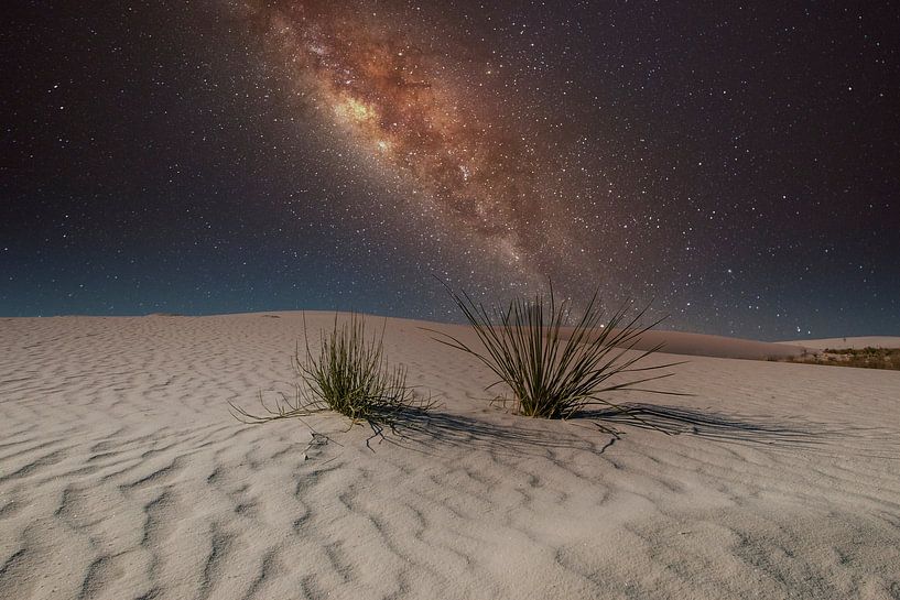 White Sands New Mexico met de Melkweg van Gert Hilbink