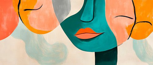 Gesichter im Farbenspiel – Modern und Abstrakt