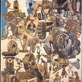 DADA collage by Patricia Hofmeester