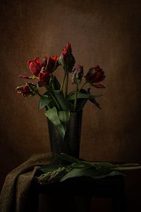 Still life Tulips by Elena van der Veen