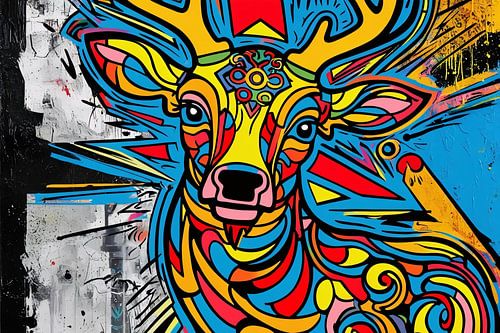 Kleurrijk modern hertontwerp