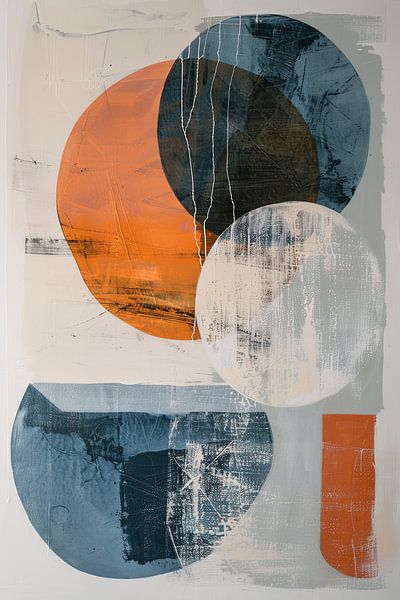 Pastel colours and geometry by Poster Art Shop