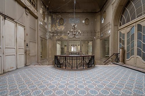 Stairwell in an old theatre