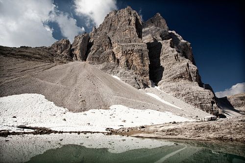 Mirror Lake Dolomites Italy