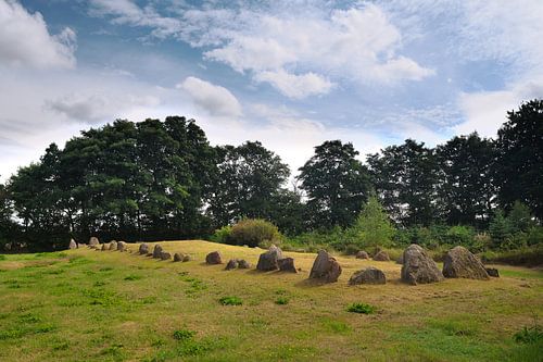 Dolmenanlage Lindeskov Hestehave, Ørbæk, Fünen, Dänemark