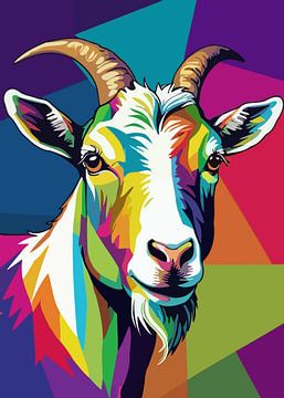 Geit Pop Art van MIROKKU