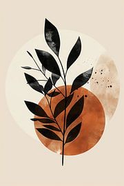 Abstract plant art by Poster Art Shop