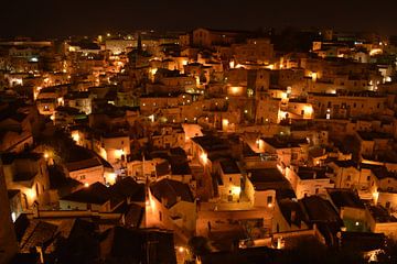Sassi di Matera at night