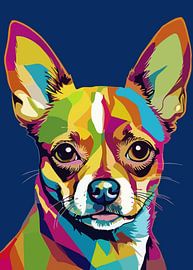 Chihuahua Pop Art Style