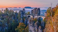 Zonsopkomst bij de Bastei van Henk Meijer Photography thumbnail