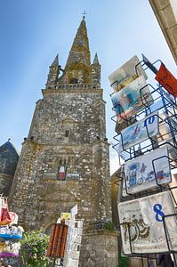 Place de l'église à Carnac sur Mark Bolijn