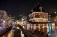 Leeuwarden bij nacht.