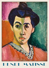 The green line - Henri Matisse by Digital Art Studio