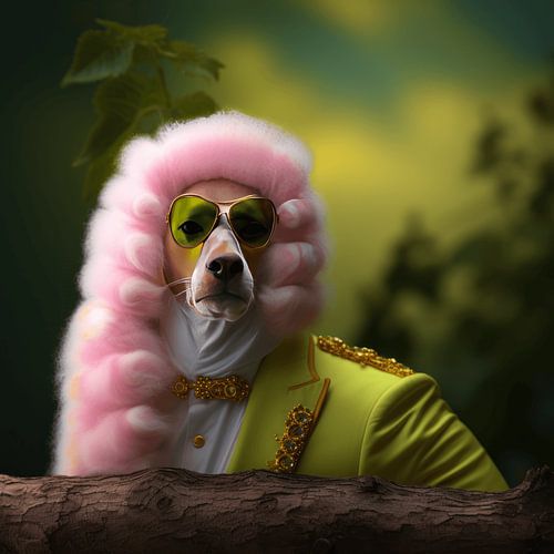 Portret van een fantasiefiguur