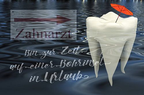 Teken - Vakantie op booreiland